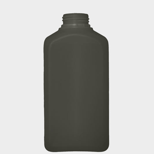 Rechteckflasche FVK - rHDPE - 1000 ml - DIN 42