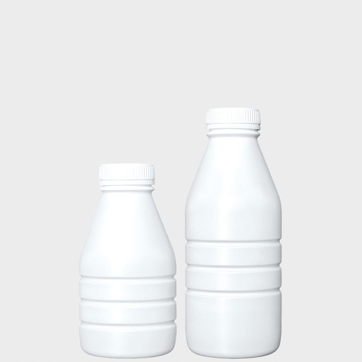 Rundflasche MOLKE - HDPE - 500 ml - 38 mm 3-start