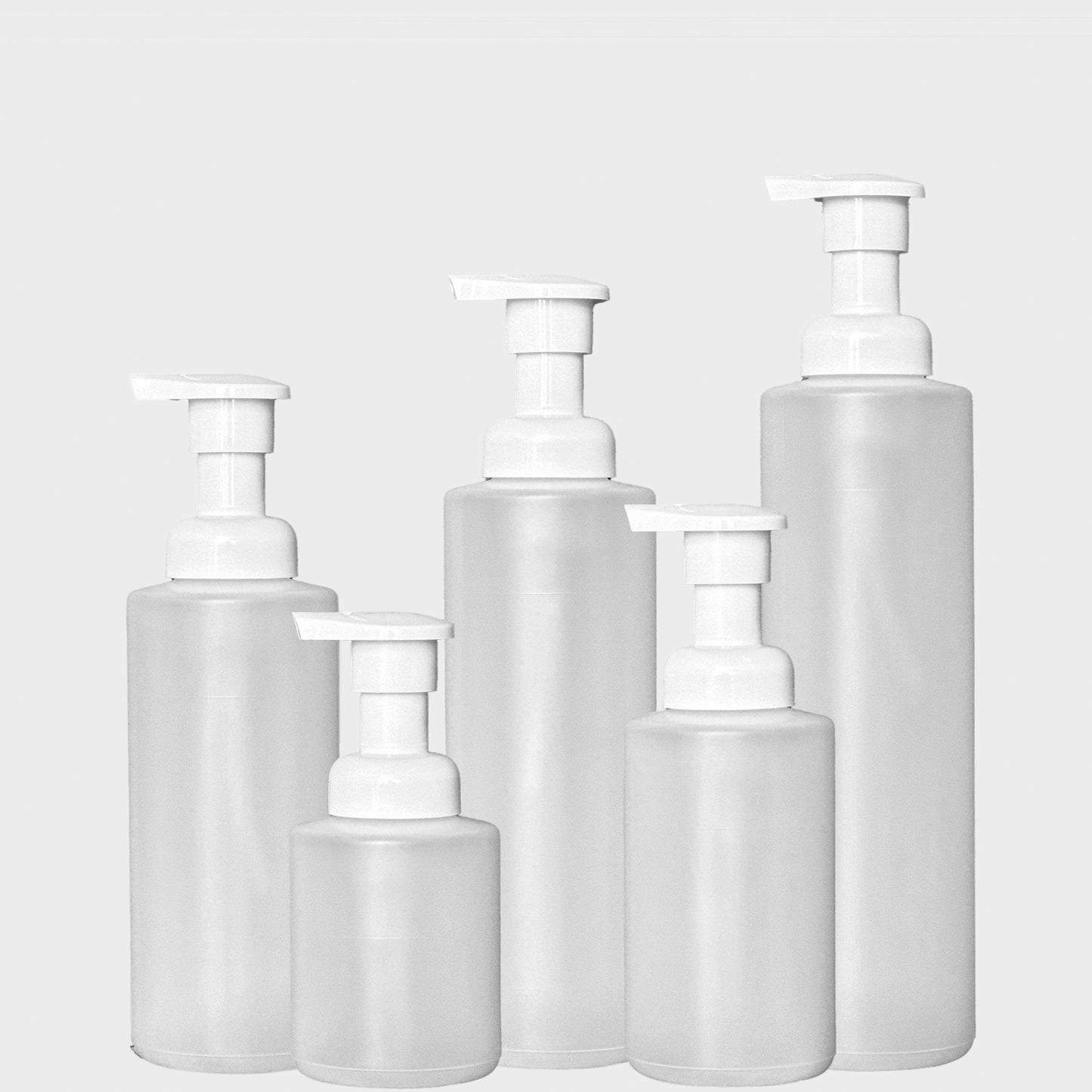 Rundflasche RONDO-FOAM - HDPE - 100 ml