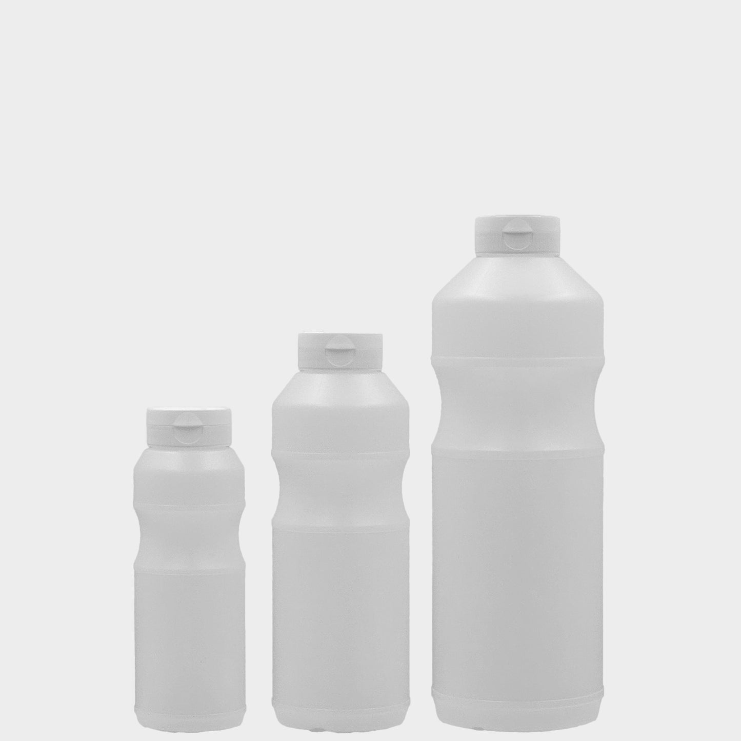 Rundflasche SALSA - HDPE - 1000 ml - 38/400
