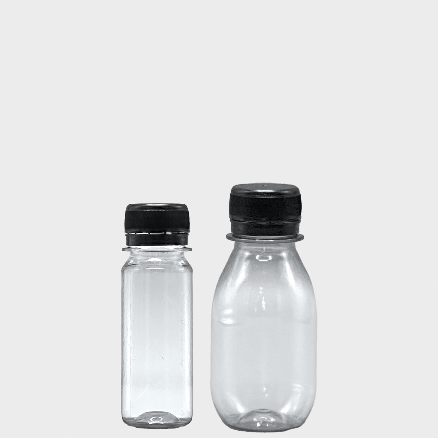 Rundflasche SHOT - rPET - 90 ml