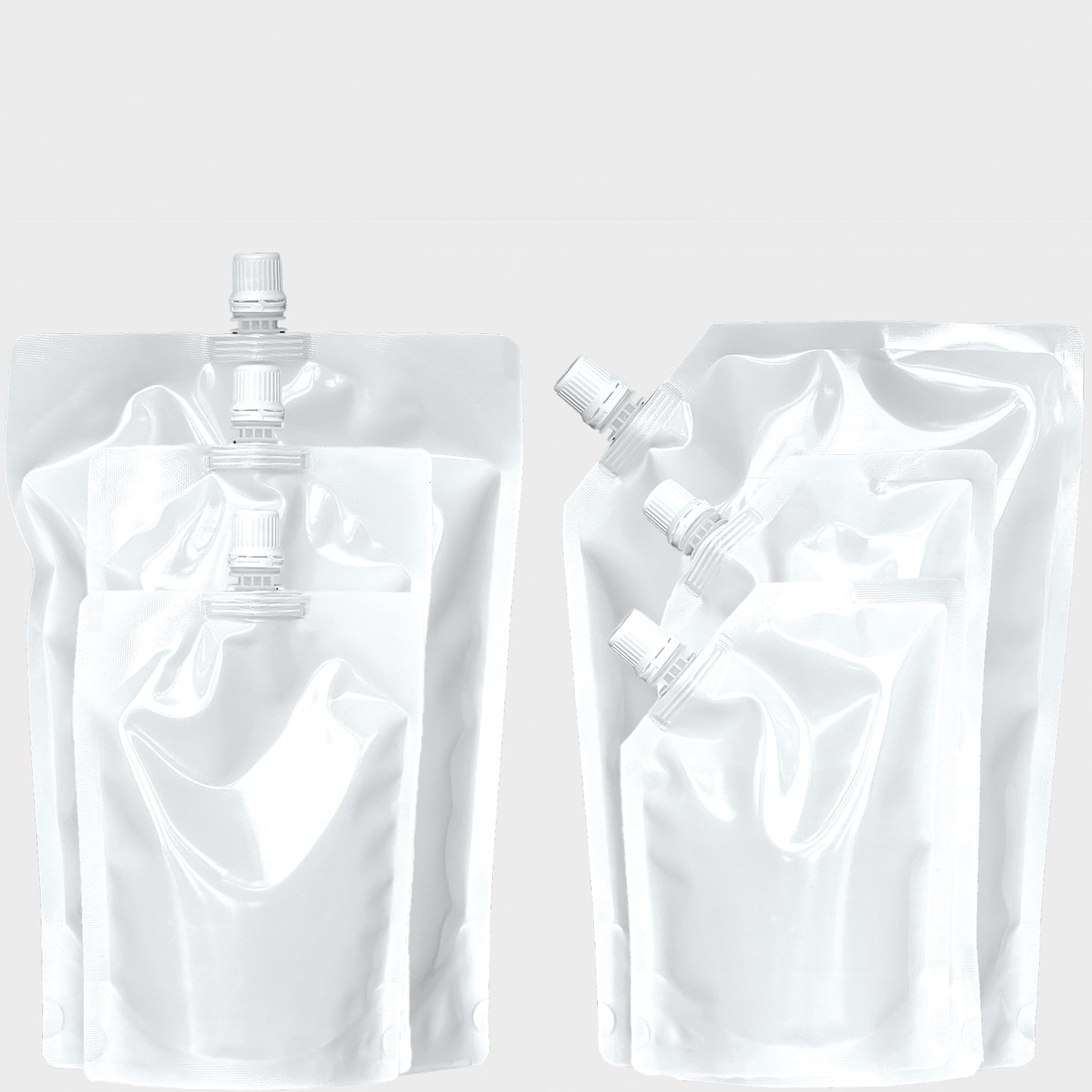 Standbodenbeutel SUP - PE Mono - 1000 ml - Spout mittig