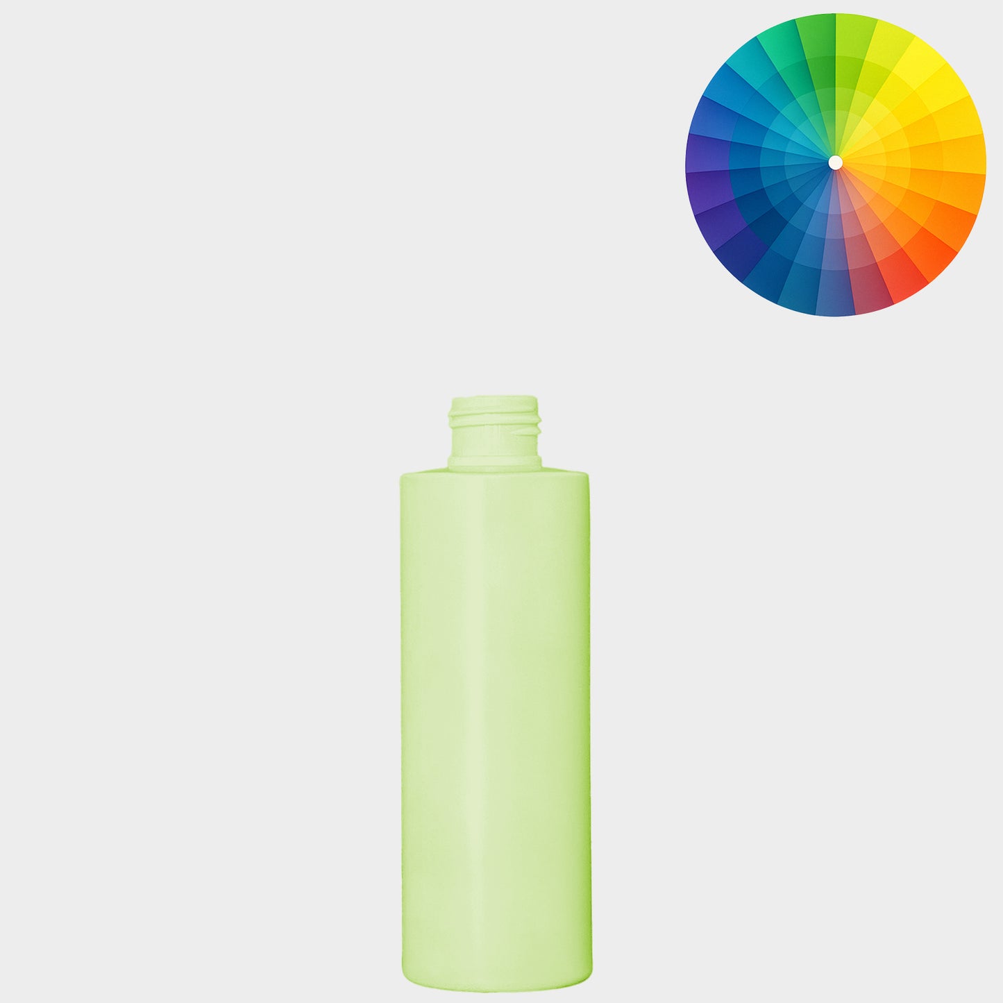 Rundflasche PIATTO - HDPE - 200 ml