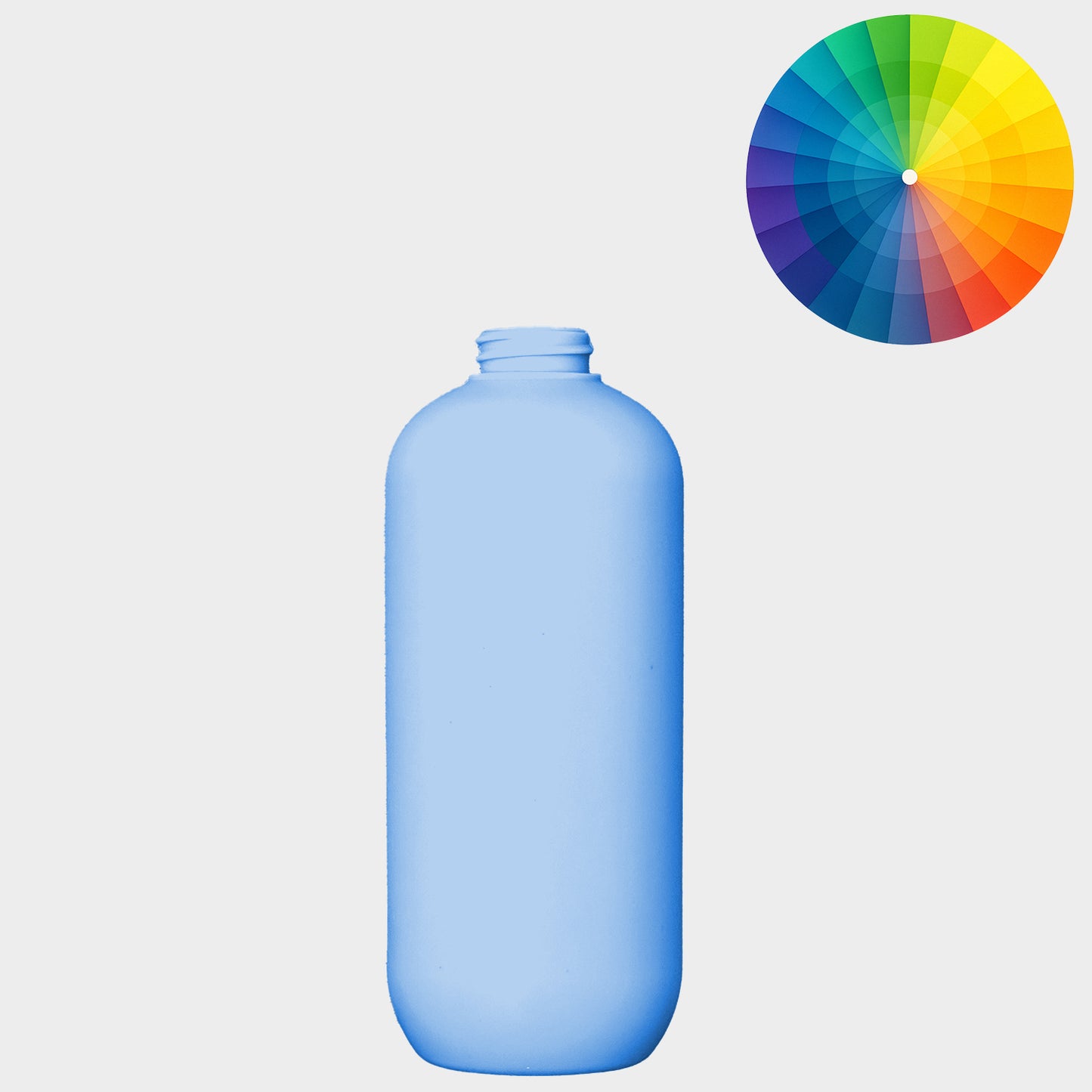 Rundflasche RONDO-MAGRO - HDPE - 500 ml