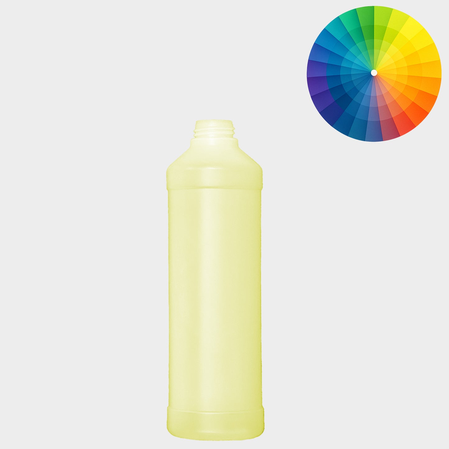 Rundflasche FRZ CR (ISO 8317) - HDPE - 500 ml