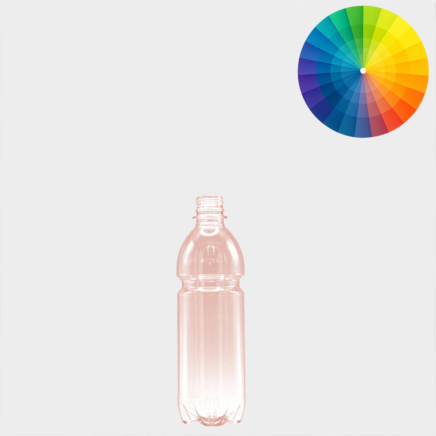 Rundflasche ACQUA - PET - 500 ml