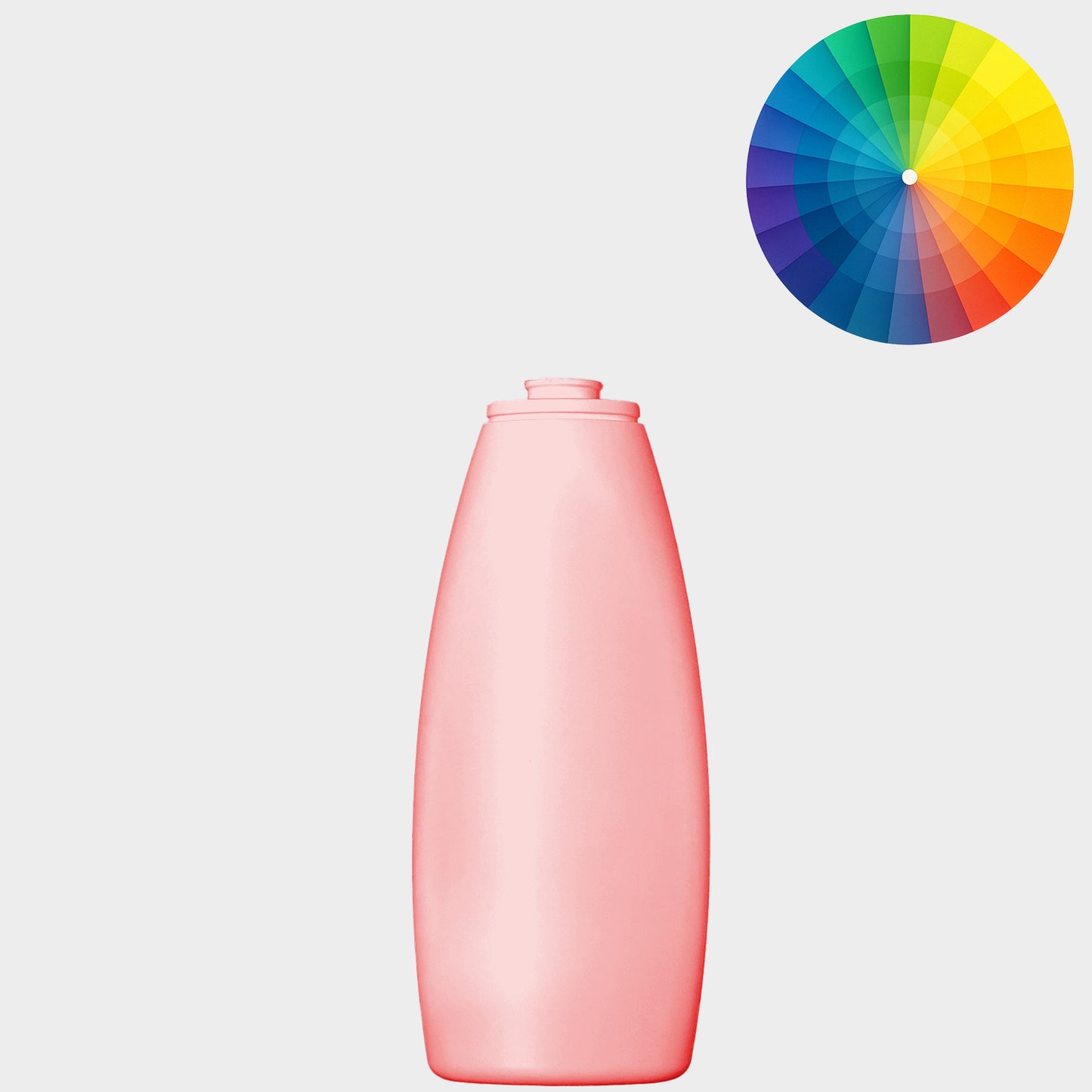 Ovalflasche DOCCIA - HDPE - 500 ml