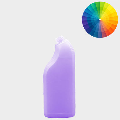 Ovalflasche SCHRÄGHALS - HDPE - 750 ml