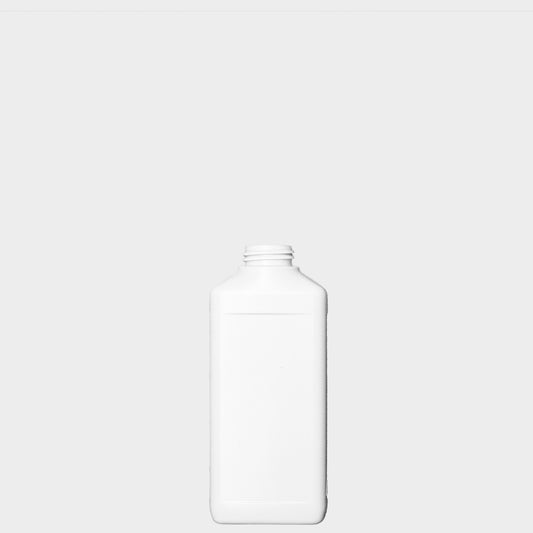 Rechteckflasche FOM - HDPE - 250 ml