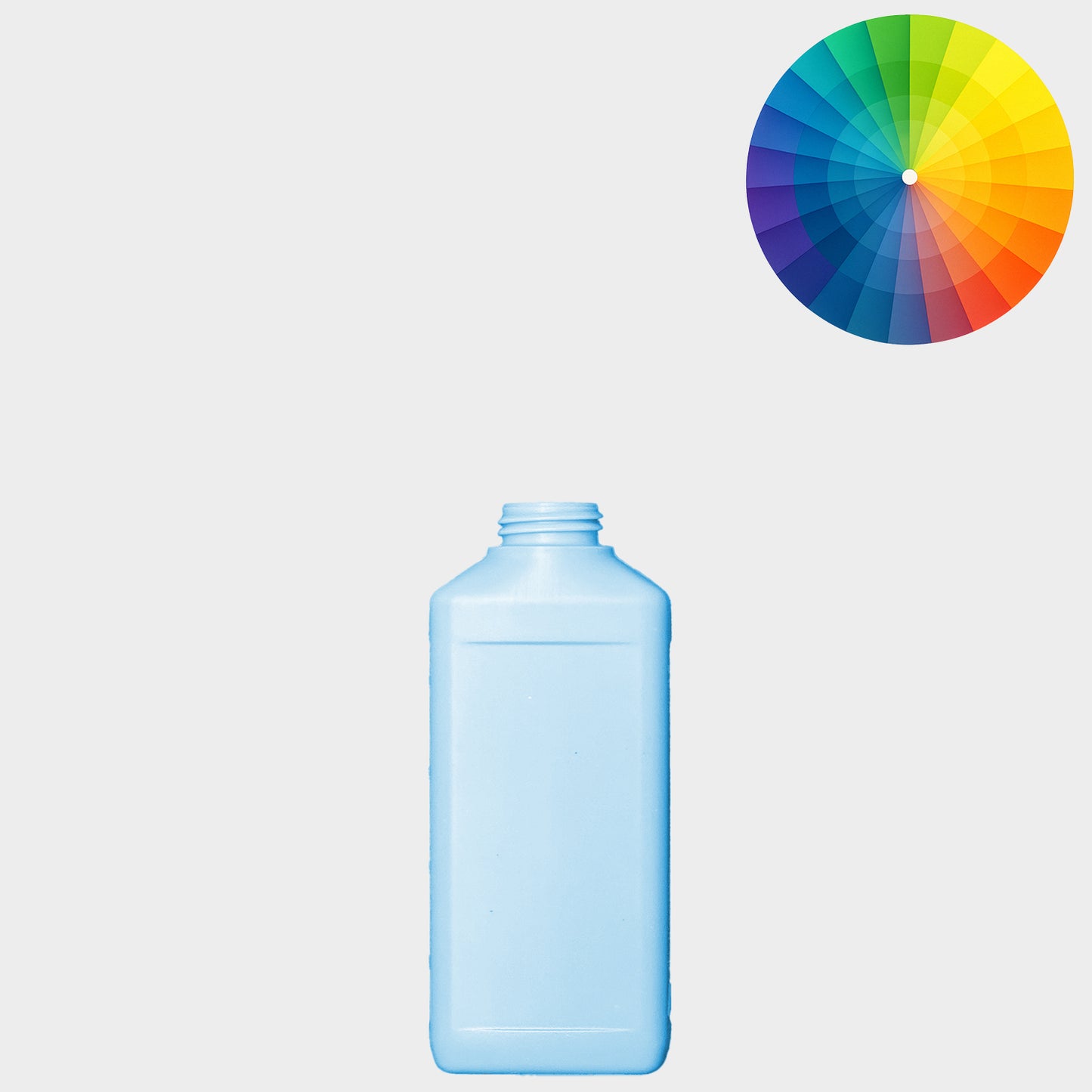 Rechteckflasche FOM - HDPE - 250 ml