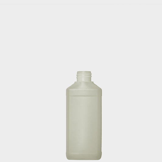Rechteckflasche FOM - rHDPE - 250 ml