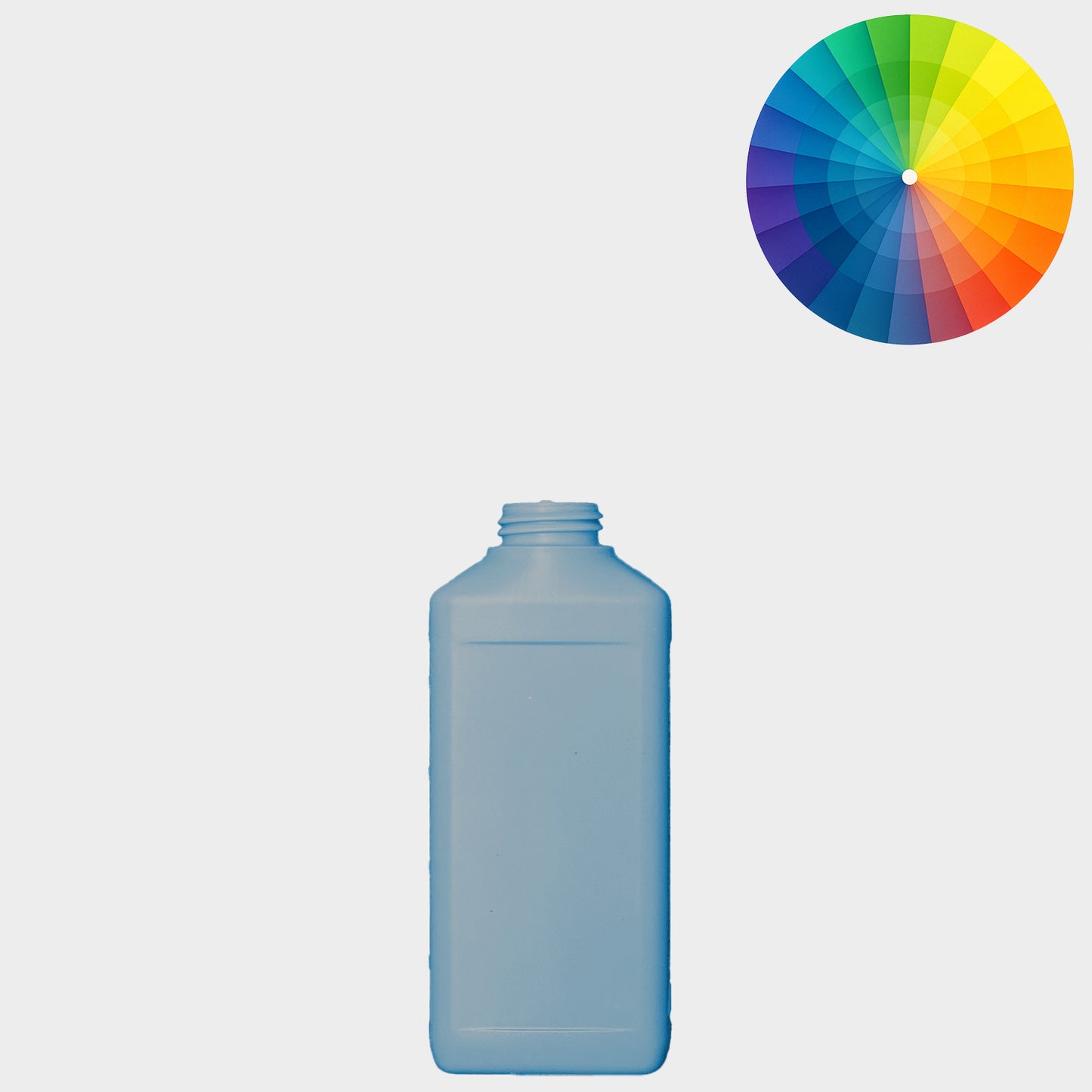 Rechteckflasche FOM - rHDPE - 250 ml