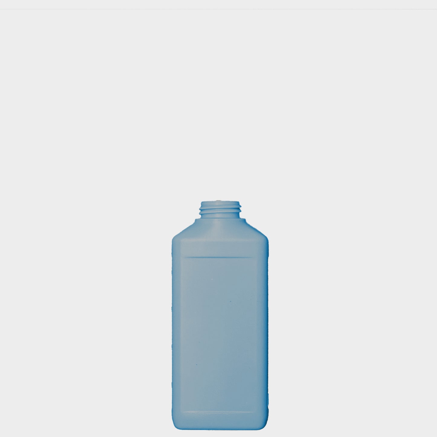 Rechteckflasche FOM - rHDPE - 250 ml