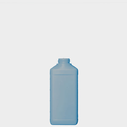 Rechteckflasche FOM - rHDPE - 250 ml