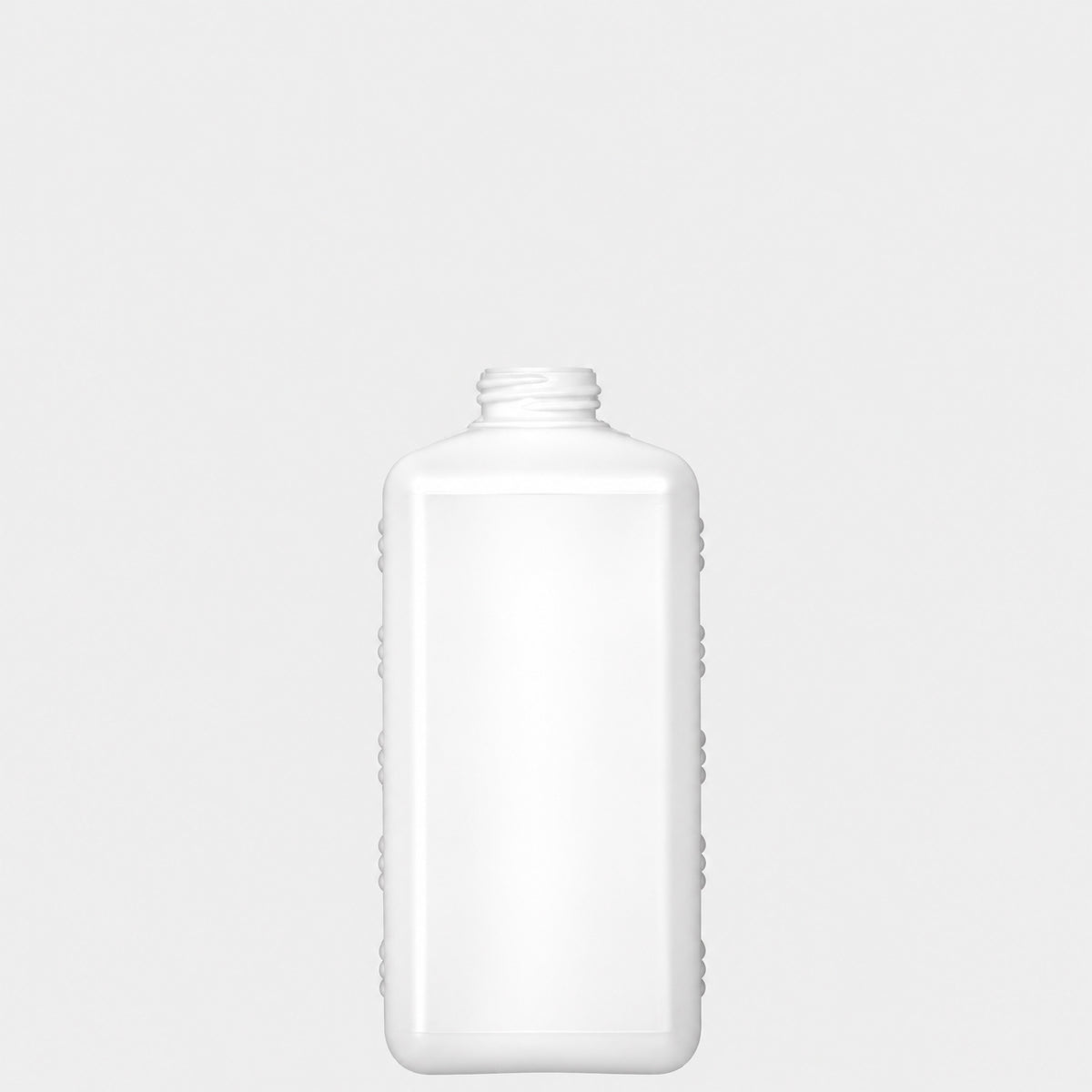 Rechteckflasche ANGOLO - HDPE - 500 ml - 28/168
