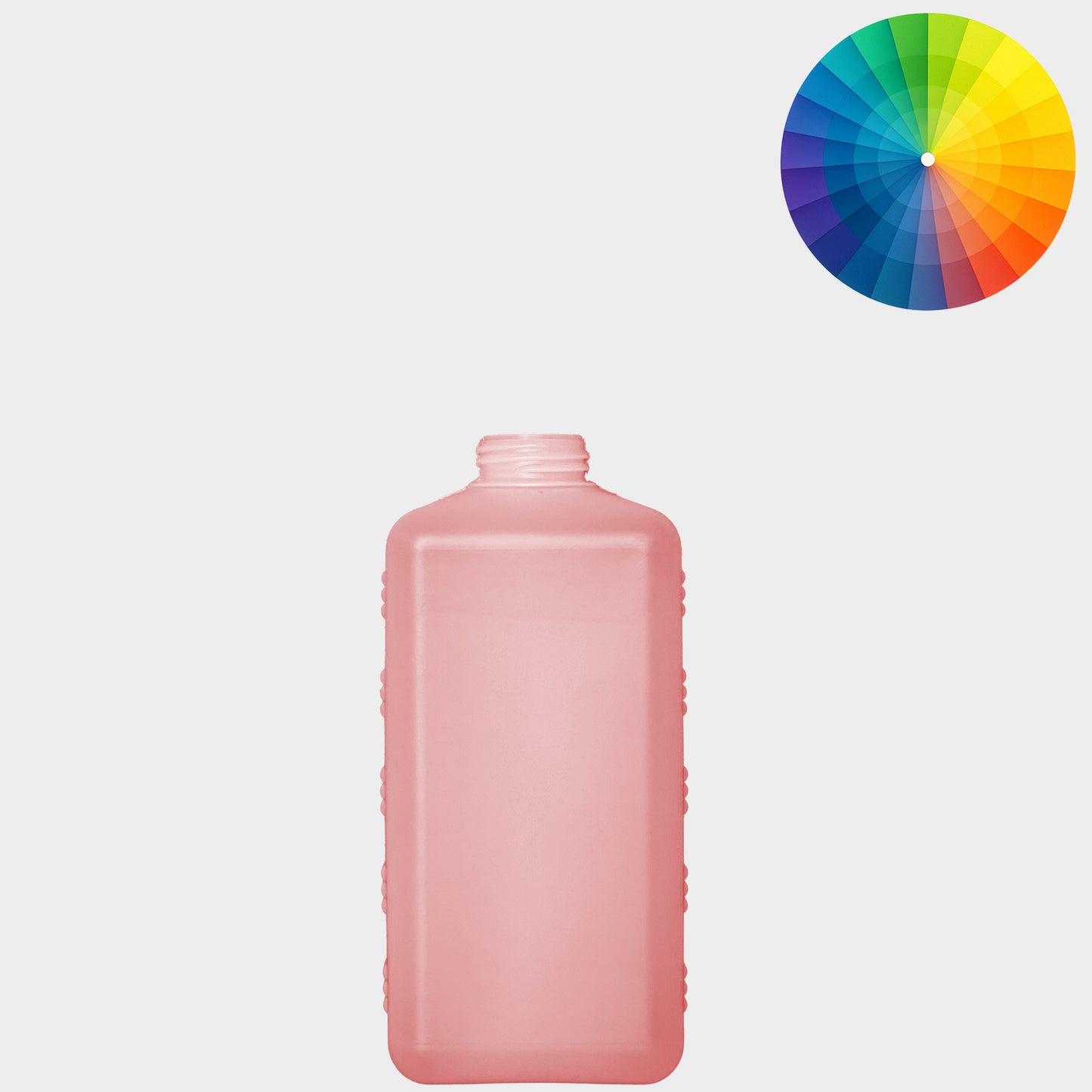 Rechteckflasche ANGOLO - HDPE - 500 ml