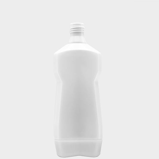Rechteckflasche ENTKALKER - HDPE - 1000 ml