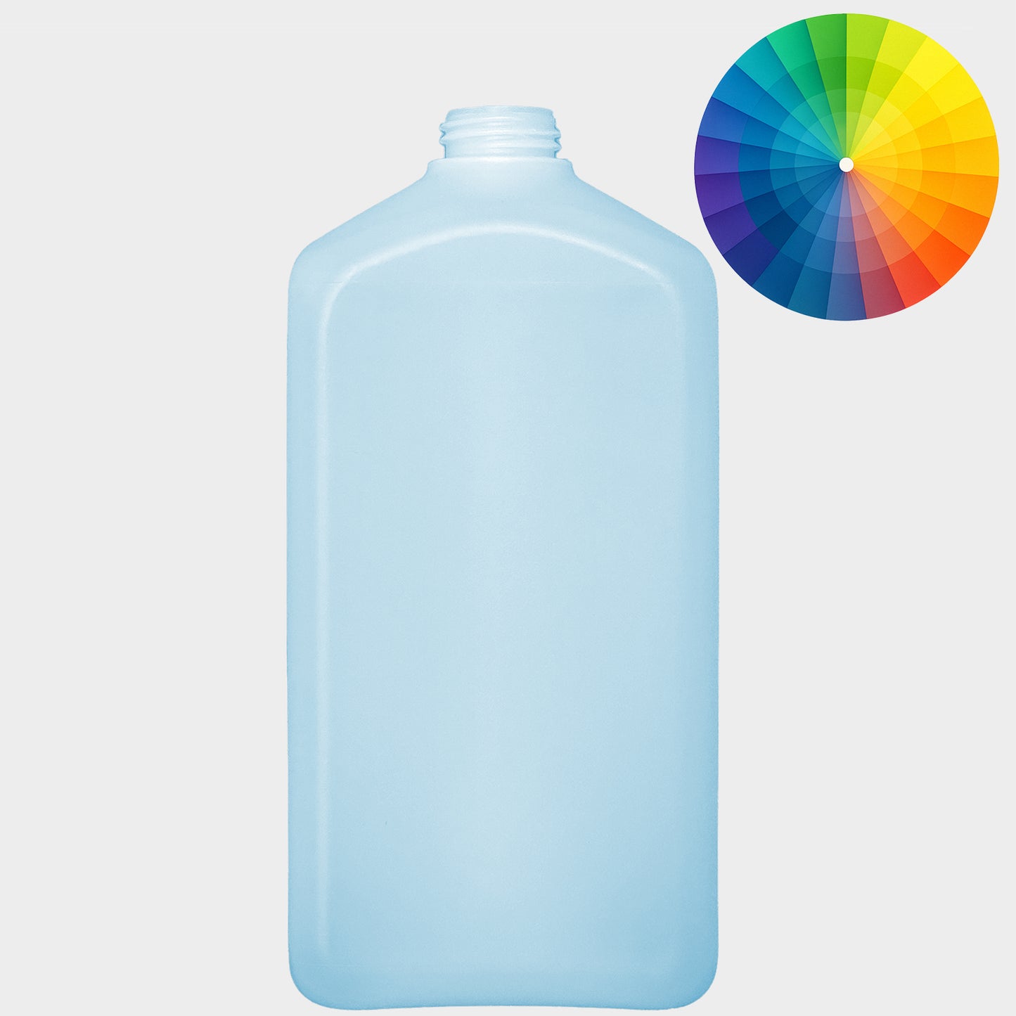 Rechteckflasche FVK - HDPE - 1000 ml