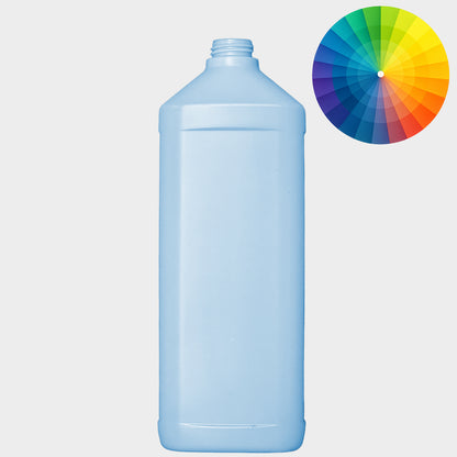 Rechteckflasche FOM - HDPE - 1000 ml