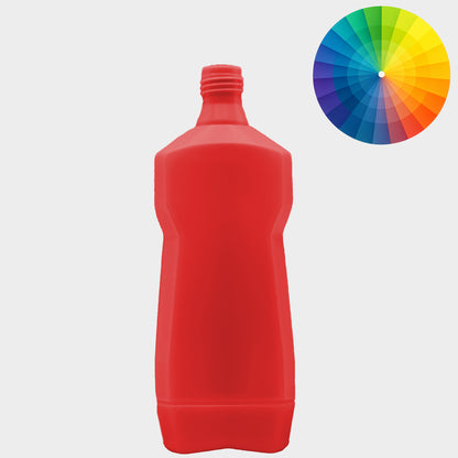 Rechteckflasche ENTKALKER - HDPE - 1000 ml