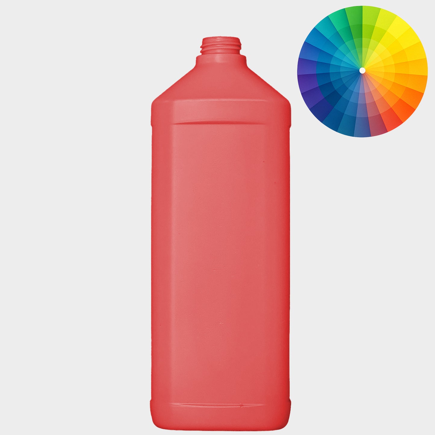 Rechteckflasche FOM - rHDPE - 1000 ml