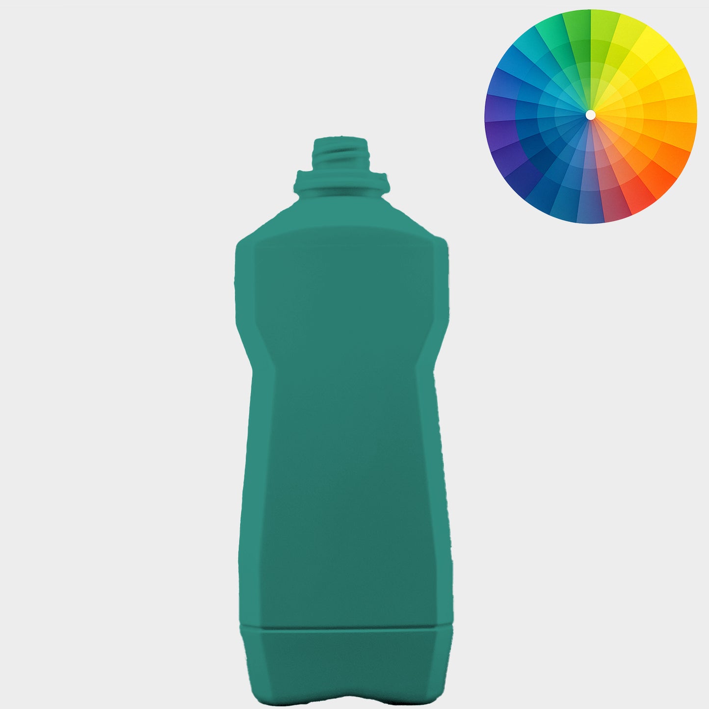 Rechteckflasche ENTKALKER - rHDPE - 1000 ml