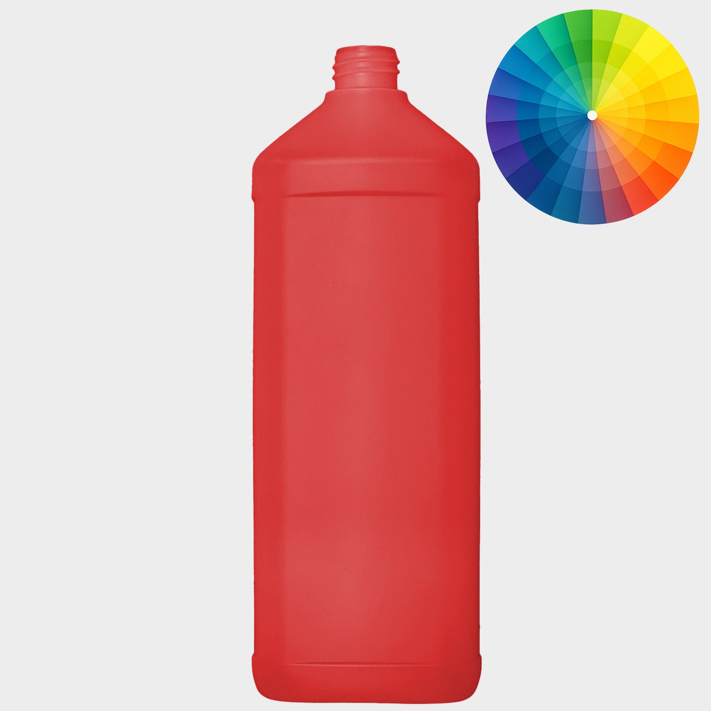 Rechteckflasche FOM - rHDPE - 1000 ml