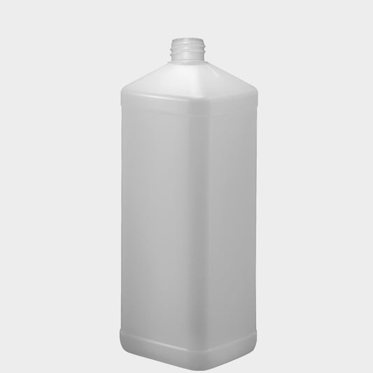 Rechteckflasche FOM - HDPE - 1500 ml