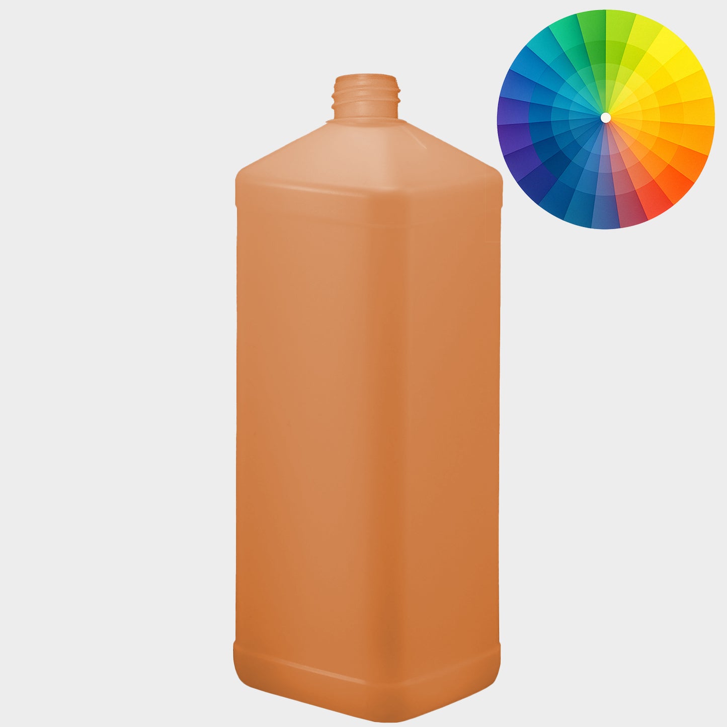 Rechteckflasche FOM - HDPE - 1500 ml