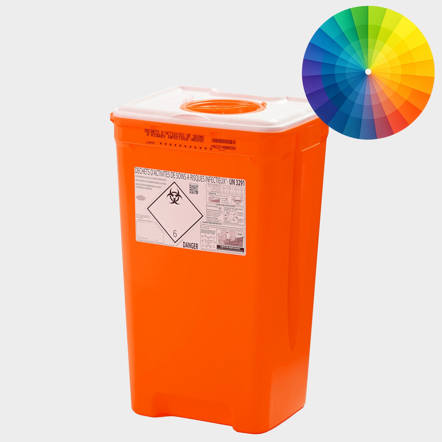 Entsorgungsbehälter PACAZUR UN - rPP (33 %) - 60000 ml