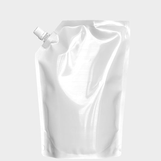 Standbodenbeutel SUP - PE Mono - 1000 ml - Spout seitlich