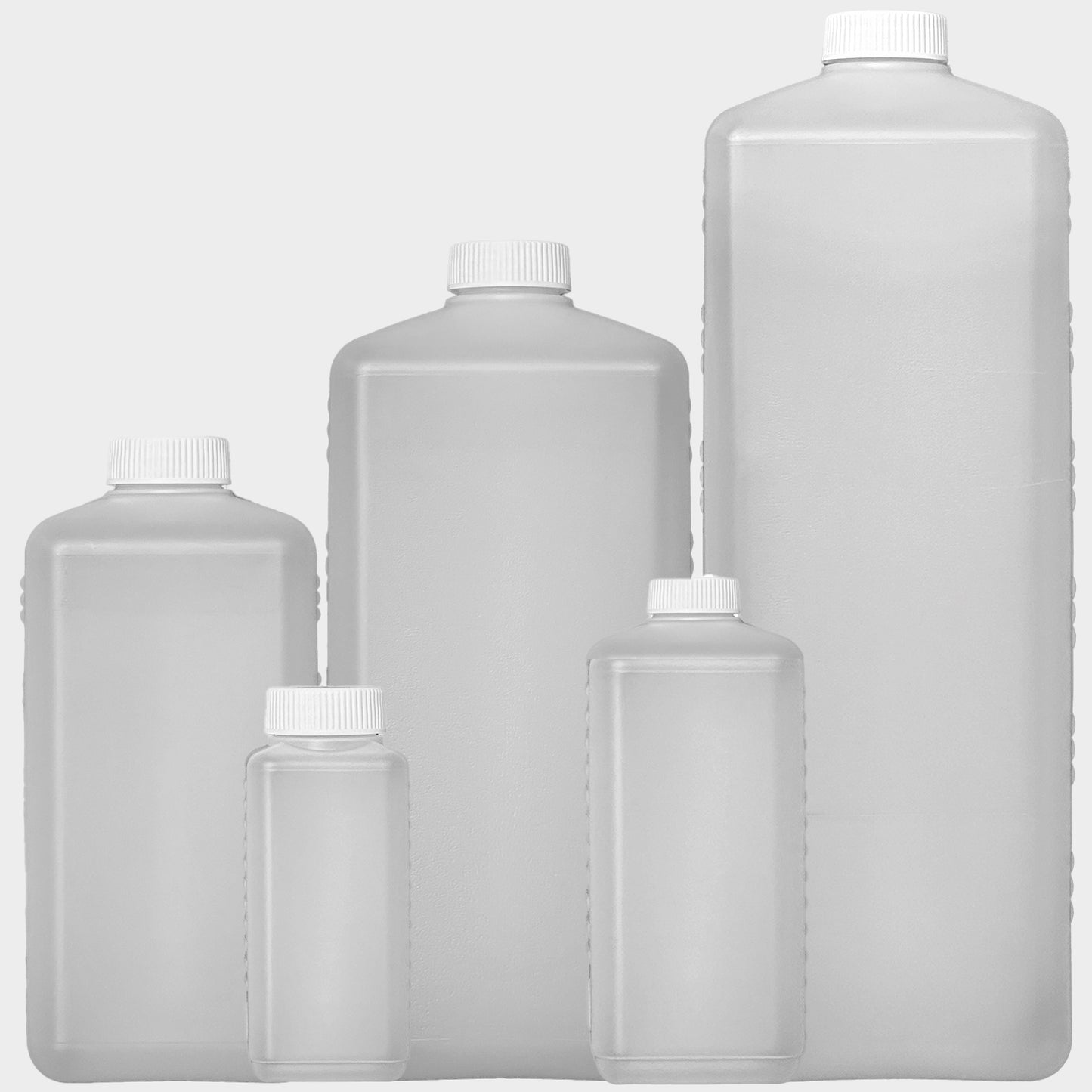 Rectangular Bottle ANGOLO - HDPE - 1250 ml - 28/168