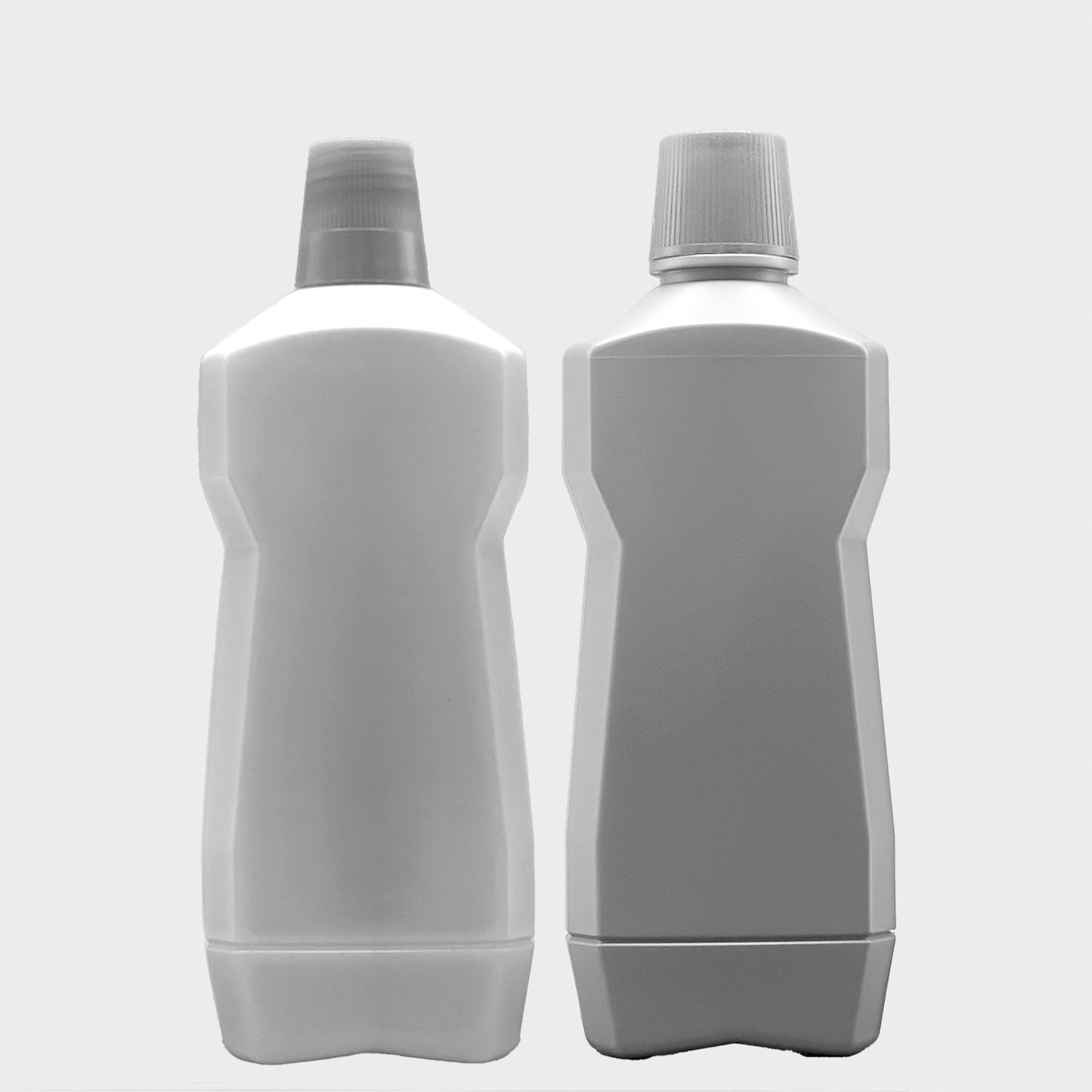 Rechteckflasche ENTKALKER - rHDPE - 1000 ml