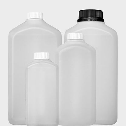 Rechteckflasche FVK - rHDPE - 500 ml